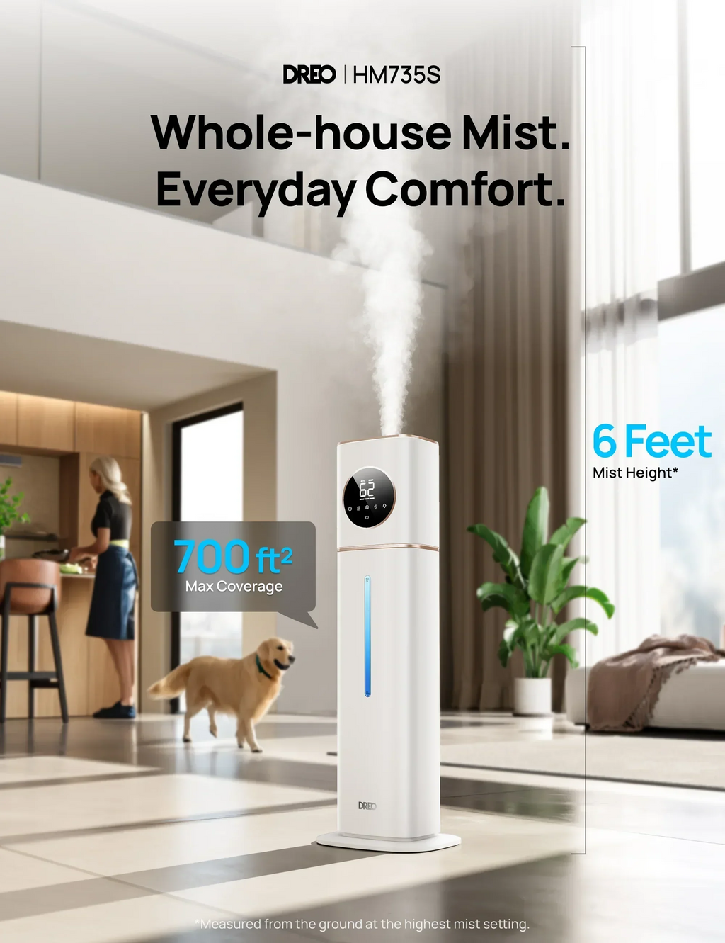 Atom 316 Space Heater & Smart Humidifier HM735S - DREO