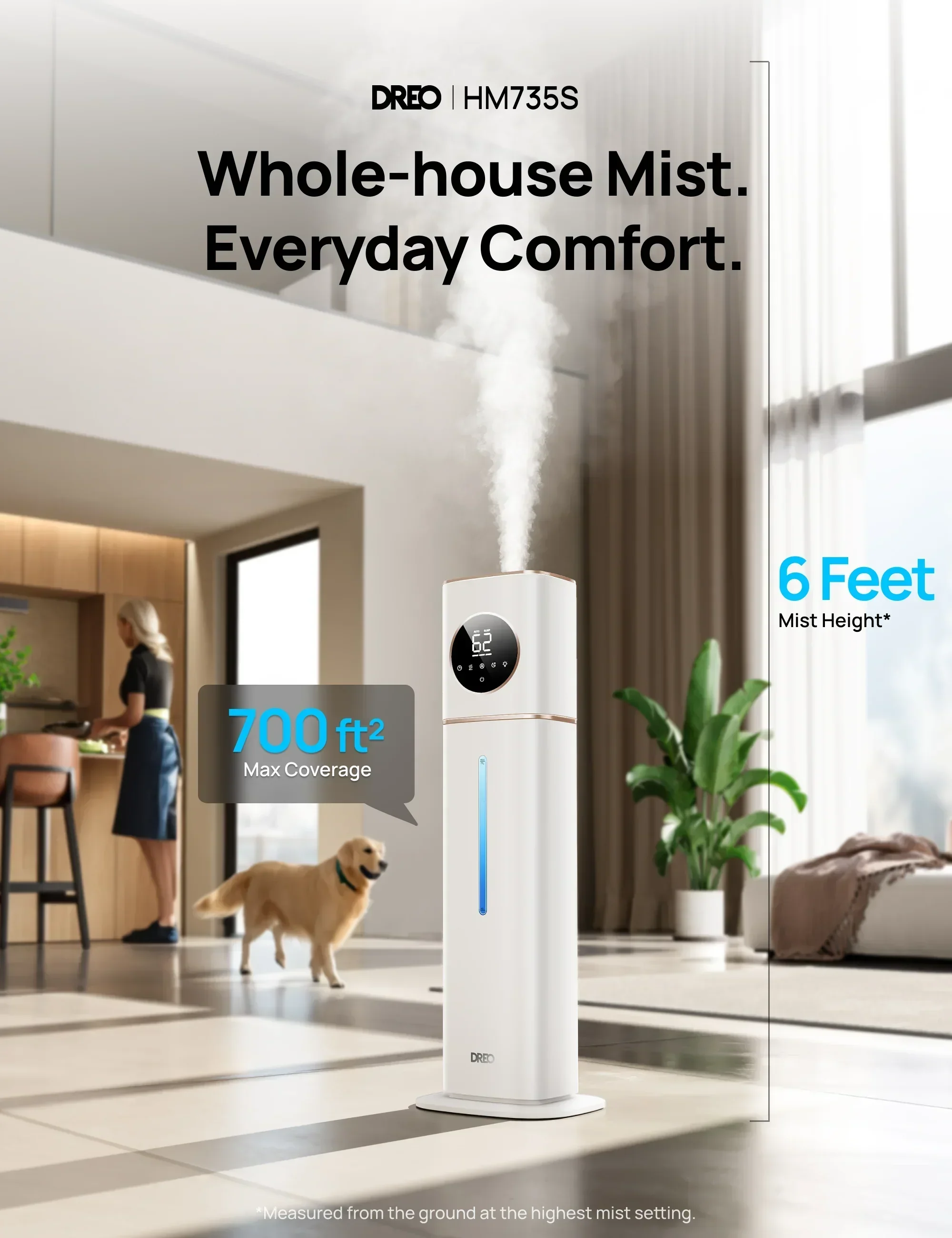 Atom 316 Space Heater & Smart Humidifier HM735S - DREO