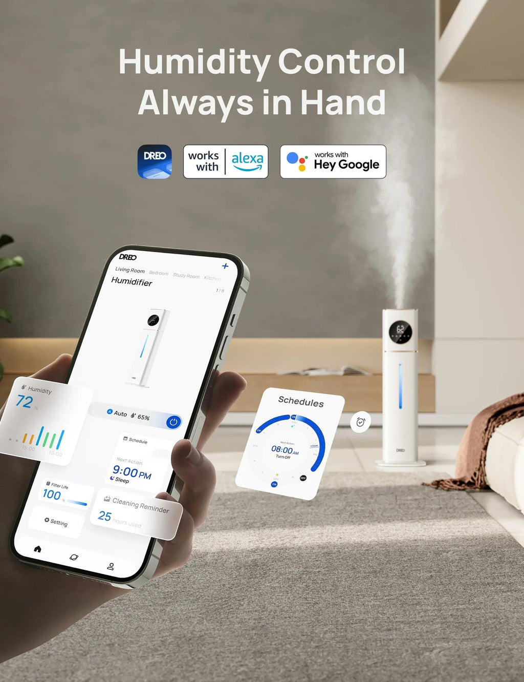 Smart Humidifier HM735S 11L - DREO
