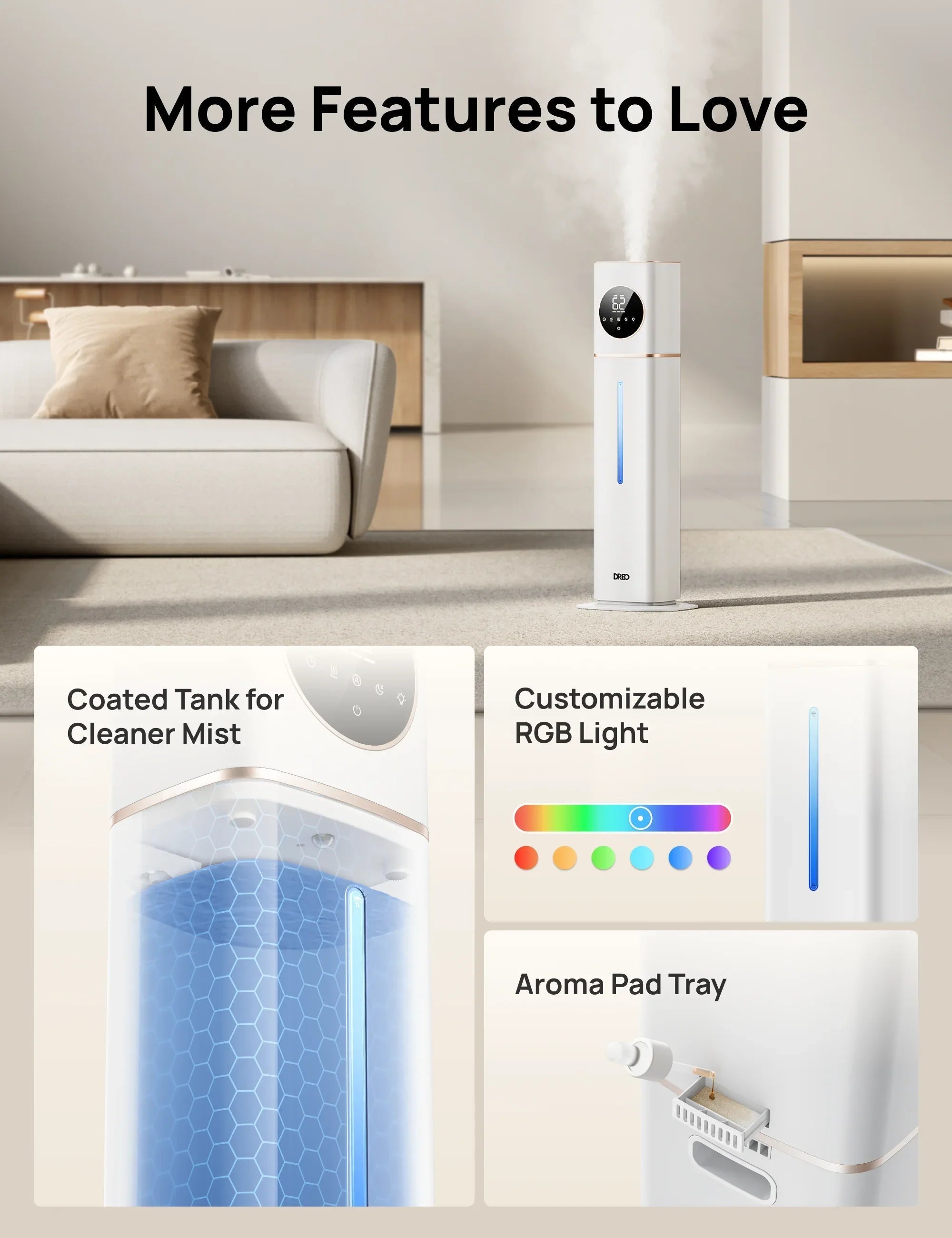 Smart Humidifier HM735S 11L - DREO